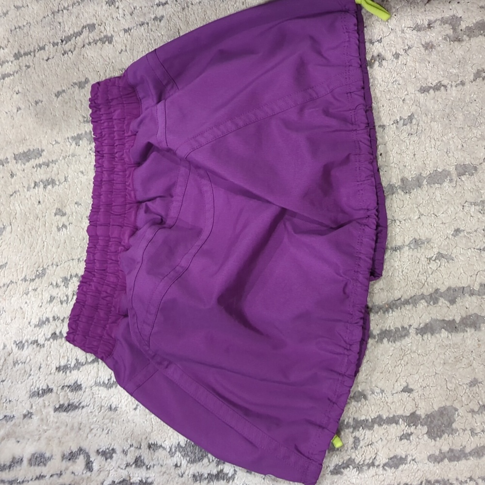 RARE Lululemon Run Tracker Skirt Purple Size 4